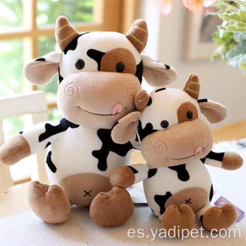 Lindos juguetes de peluche de vaca de peluche